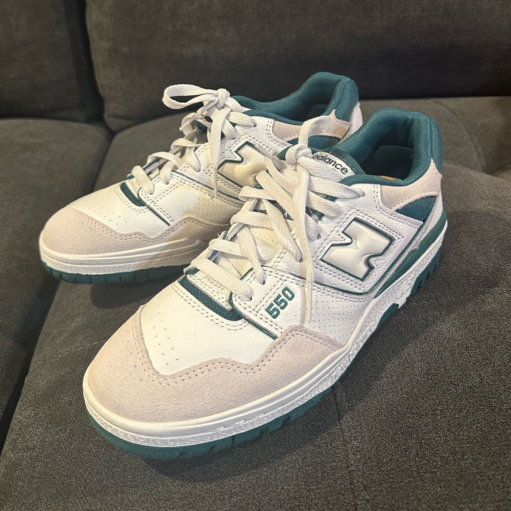 Brand New New Balance 550 Vintage Teal